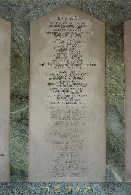 Willesden Jewish Cemetery Memorial Boards