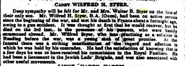 Extract from The Jewish Cronicles