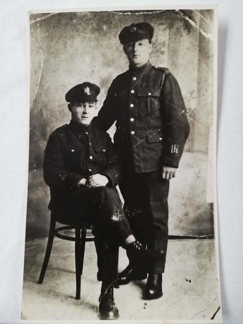 Louis (right) with brother Philip