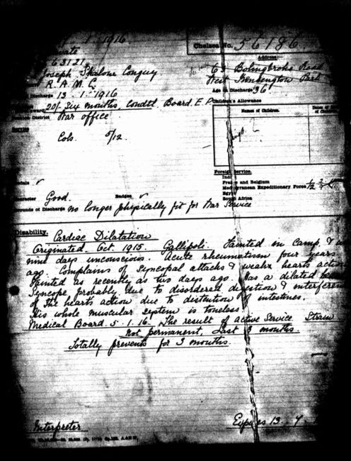 Pension and Service Records