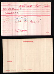 Medal Roll Index Card