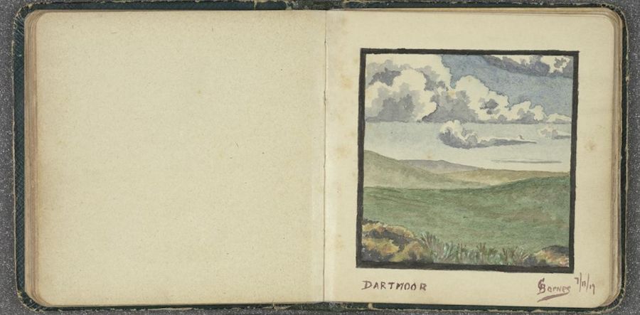 Pages from the autograph book containing entries written by inmates at Dartmoor and Wakefield