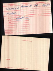 Medal index card